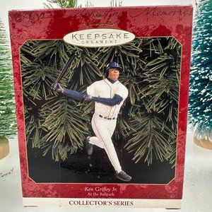 Hallmark Keepsake Series Christmas Holiday Ornament Ken Griffey Jr. Baseball Spo
